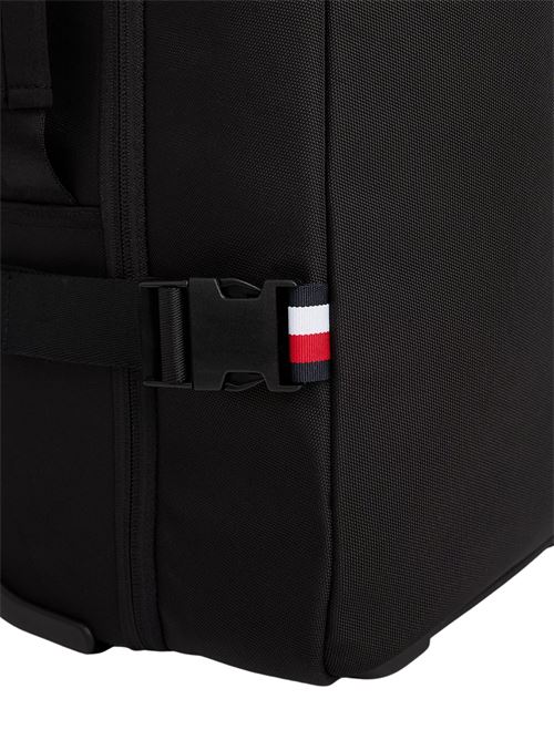 Trolley nero in nylon Tommy Hilfiger | AM0AM13474BDS